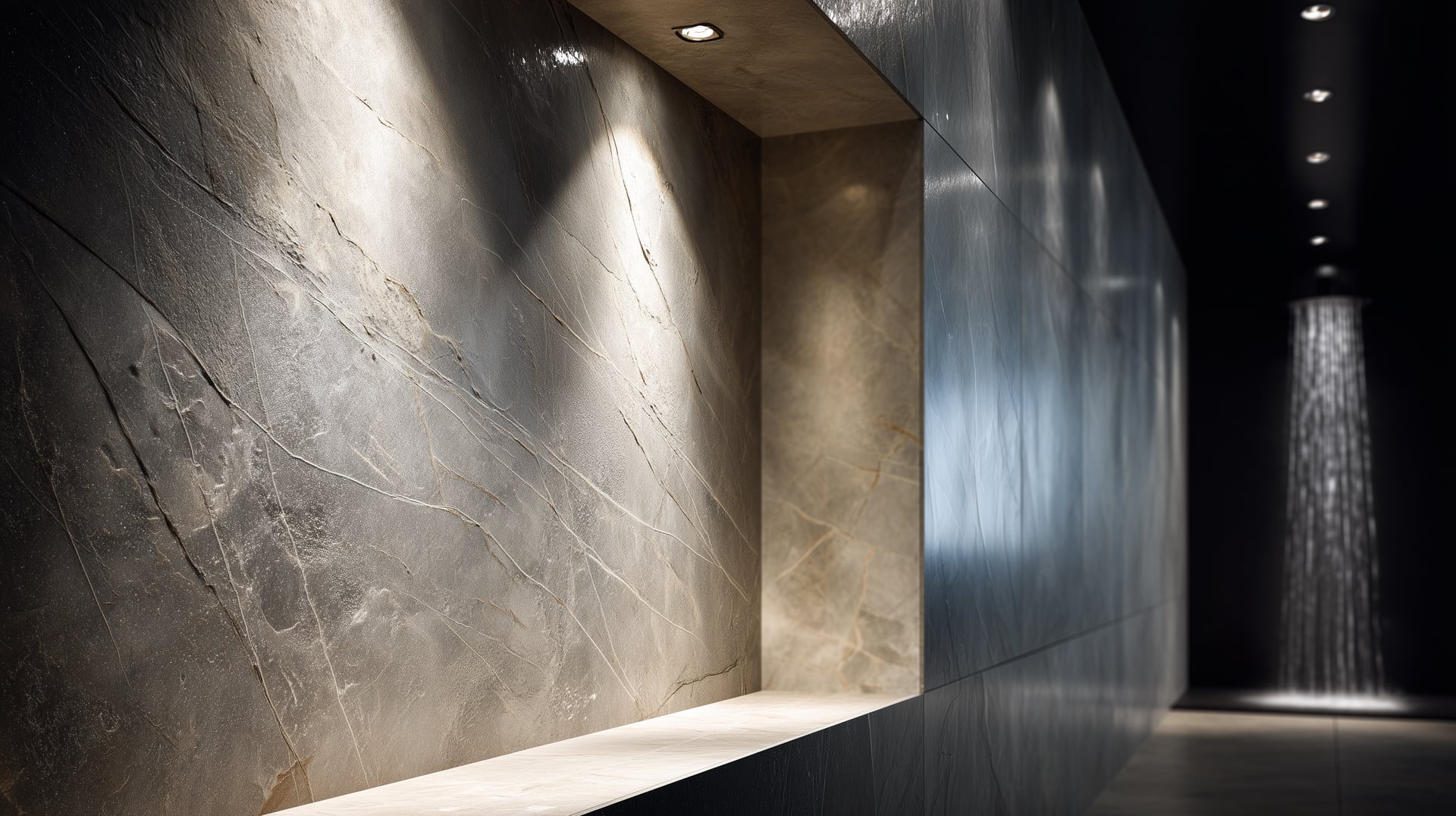 Porcelain countertop surface