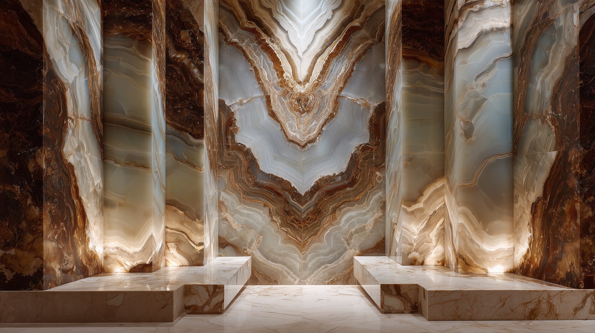 Bookmatched Wall Cladding service